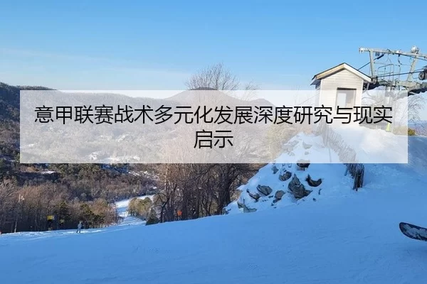 意甲联赛战术多元化发展深度研究与现实启示